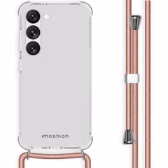 imoshion Coque arrière transparente avec cordon Samsung Galaxy S23 - Rose Doré