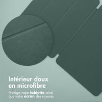 imoshion Magnetic etui de téléphone portefeuille Apple iPad Air 11 pouces (2026) M4 / (2025) M3 / (2024) M2 / Air 5 (2022) / Air 4 (2020) - Vert foncé