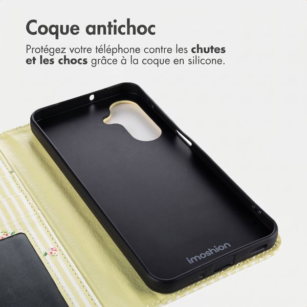 imoshion Étui de télephone portefeuille Design Samsung Galaxy A37 (5G) - Garden Stripes