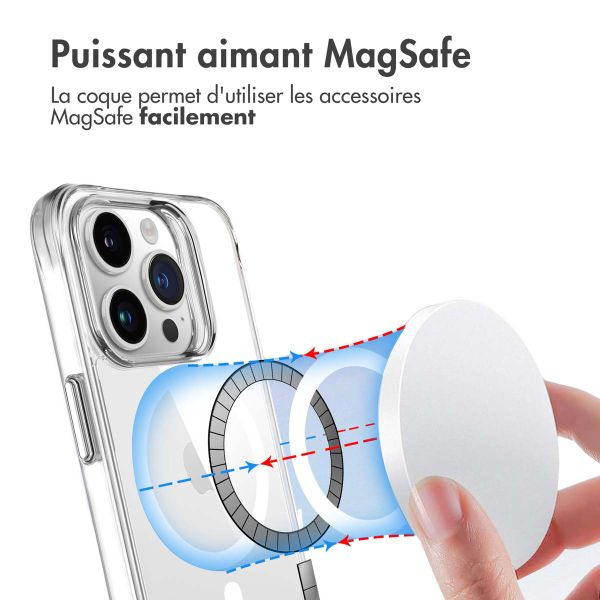 imoshion Coque Rugged Air MagSafe Apple iPhone 15 Pro Max - Transparent