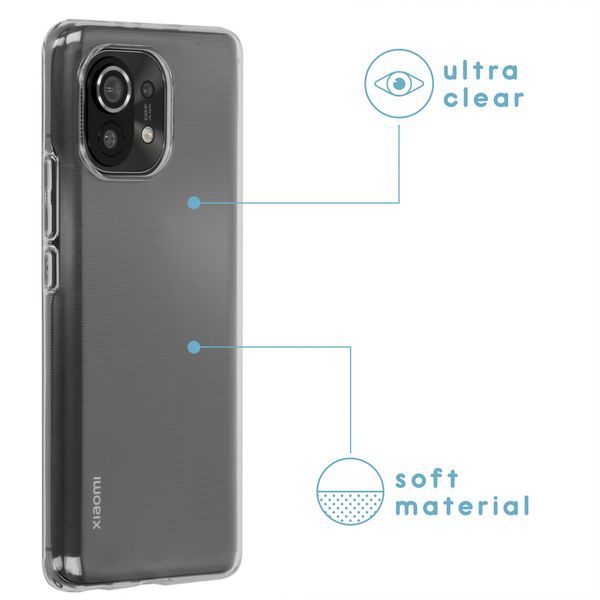 imoshion Softcase Back Cover Xiaomi Mi 11 - Transparent
