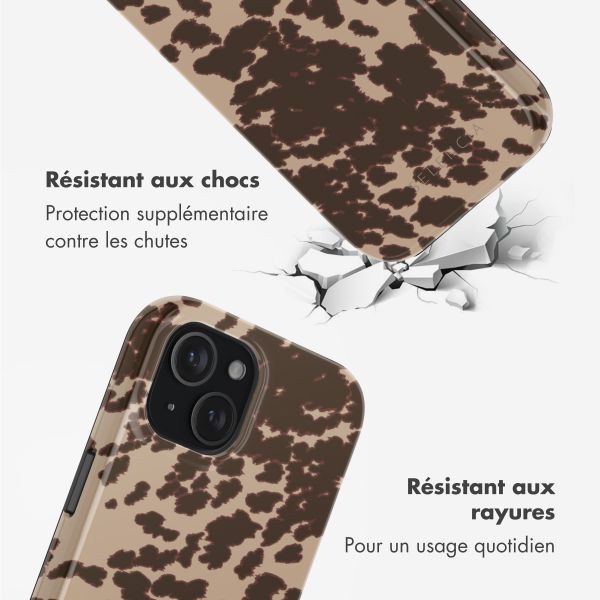 Selencia Coque arrière Vivid avec MagSafe Apple iPhone 15 - Country Moo'd