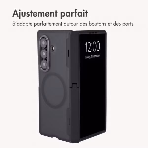 imoshion Color Guard avec MagSafe et support Samsung Galaxy Z Fold 8 Ultra - Noir