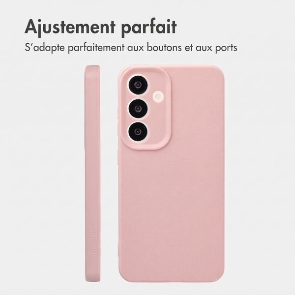 imoshion Coque arrière Texture Samsung Galaxy S25 - Rose
