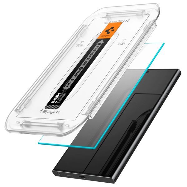 Spigen Protection d'écran en verre trempé GLAStR Fit 2 Paquets + Applicator Samsung Galaxy S24 Ultra