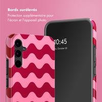 Selencia Coque arrière Vivid Samsung Galaxy A34 (5G) - Wave Vibes Lipstick