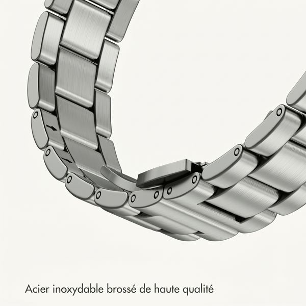 Selencia Bracelet à maillons fin en acier Apple Watch | 38/40/41/42 mm - Argent