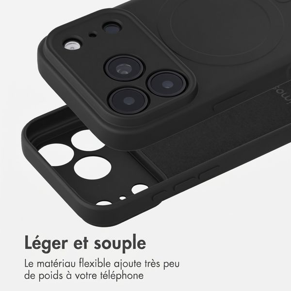 imoshion Coque Couleur avec MagSafe Apple iPhone 18 Pro Max / 17 Pro Max - Noir