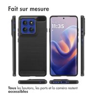 imoshion Coque Brushed Motorola Edge 60 Pro - Noir