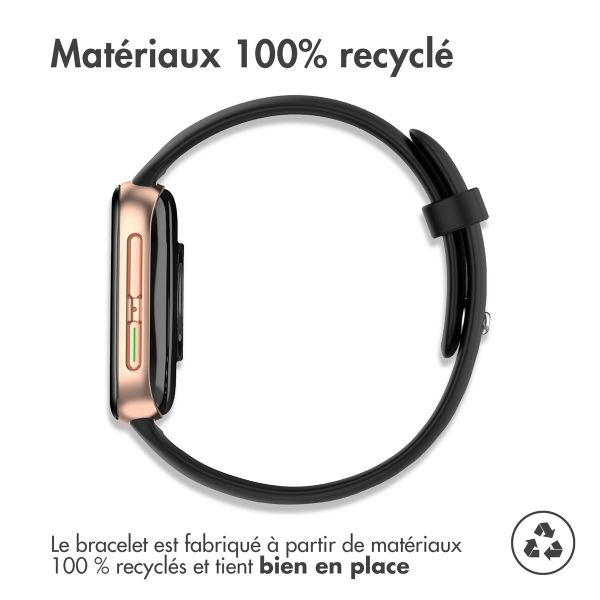 imoshion Bracelet sport en silicone Oppo Watch 41 mm - Noir