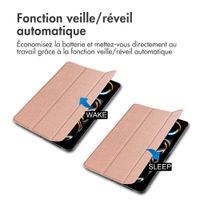 imoshion Coque tablette Trifold Apple iPad Pro 11 (2025) M5 / (2024) M4 - Rose Doré
