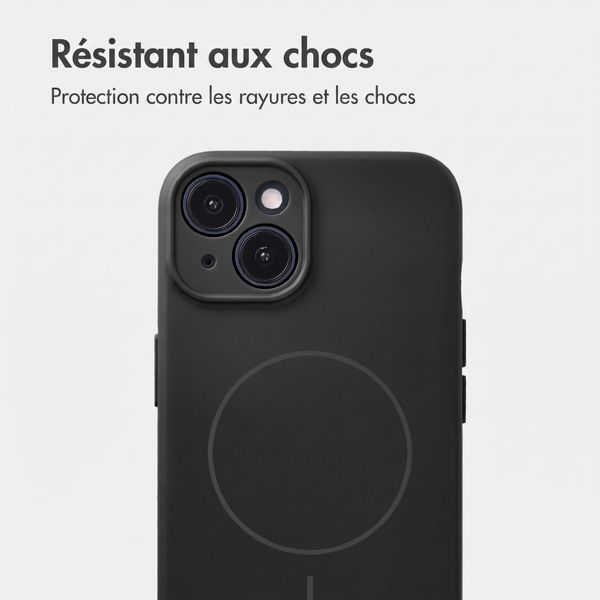 Accezz Coque Grip avec MagSafe Apple iPhone 14 - Noir