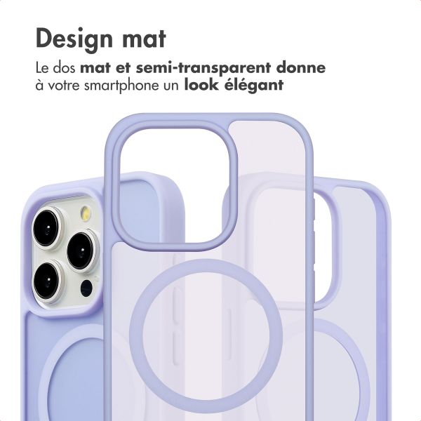imoshion Coque Color Guard avec MagSafe Apple iPhone 15 Pro - Lilas