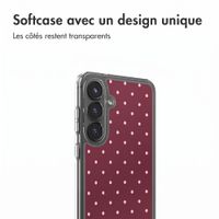 imoshion Coque Design Samsung Galaxy S25 FE - Polka Dot Bordeaux