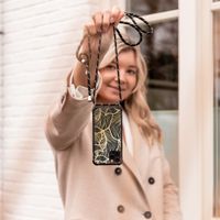 imoshion Coque Design avec cordon Samsung Galaxy A72 - Golden Leaves