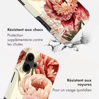 Selencia Coque arrière Vivid avec MagSafe Apple iPhone 16 - Vintage Peony