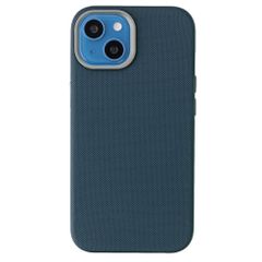 Accezz Coque arrière Mesh avec MagSafe Apple iPhone 14 / 13 - Bleu foncé