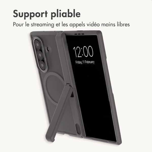 imoshion Color Guard avec MagSafe et support Samsung Galaxy Z Fold 8 Ultra - Gris