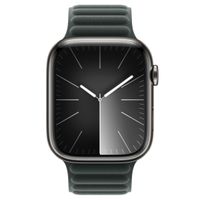 Apple Bracelet à maillons magnétique FineWoven Apple Watch | 44/45/46/49 mm - Taille S/M - Evergreen