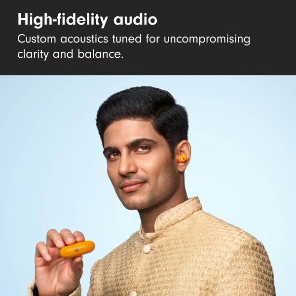 Beats Solo Buds - Édition Spéciale Festive - Écouteurs intra-auriculaires Bluetooth sans fil - Orange