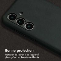 Accezz Coque MagSafe en cuir vintage Samsung Galaxy S25 / S24 - Smokey Green