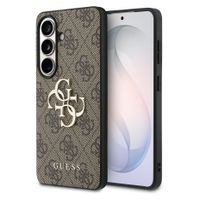 Guess Coque 4G Metal Logo Backcover Samsung Galaxy S26 Plus - Marron