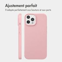 imoshion Coque arrière Texture iPhone 12 / 12 Pro - Rose