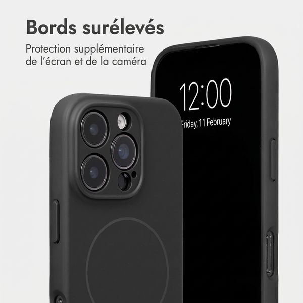 Accezz Coque Grip avec MagSafe Apple iPhone 16 Pro - Noir