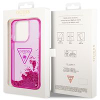 Guess Coque Liquid Glitter Apple iPhone 14 Pro Max - Rose Fuchsia