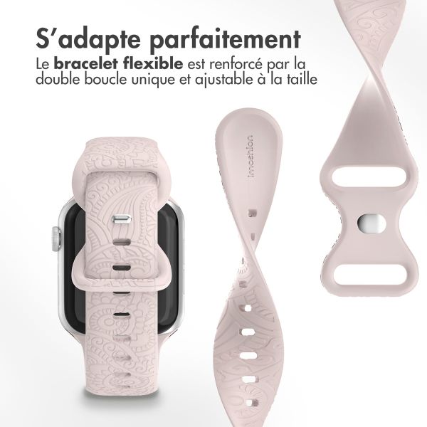 imoshion Bracelet en silicone Mandala Apple Watch | 38/40/41/42 mm - Rose