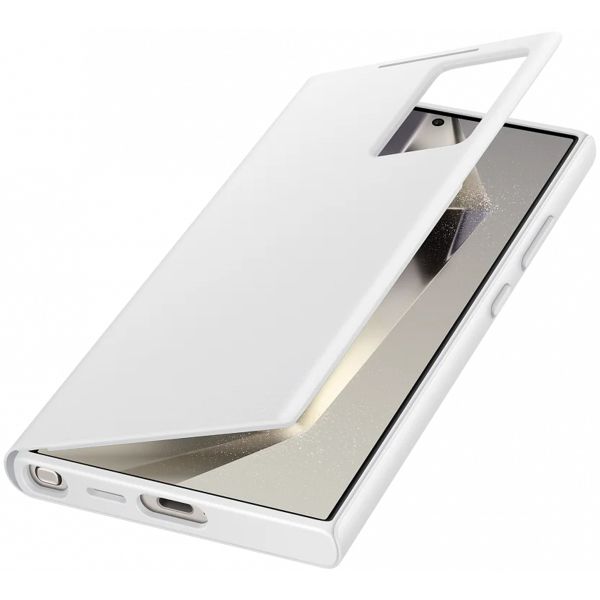 Samsung Original Coque S View Samsung Galaxy S24 Ultra - White