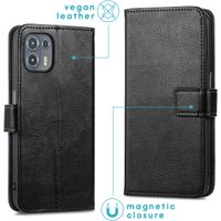 imoshion Étui de télephone portefeuille de luxe Motorola Edge 20 Lite - Noir
