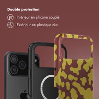 Selencia Coque arrière Vivid avec MagSafe Apple iPhone 17 Pro - Moo'd Olive Dust