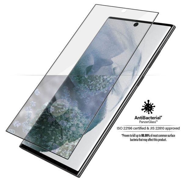 PanzerGlass Protection d'écran en verre trempé Case Friendly Samsung Galaxy S22 Ultra