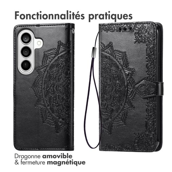 imoshion Etui de télephone Mandala Samsung Galaxy S26 - Noir