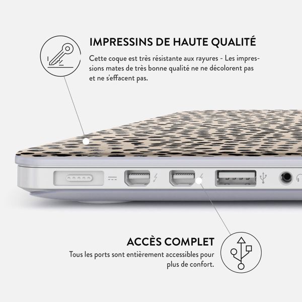 Burga Coque Rigide Apple MacBook Air 13 pouces (2018-2020) - Almond Latte
