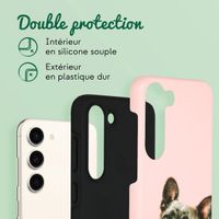 Concevez votre propre coque Tough Samsung Galaxy S23 - Blanc