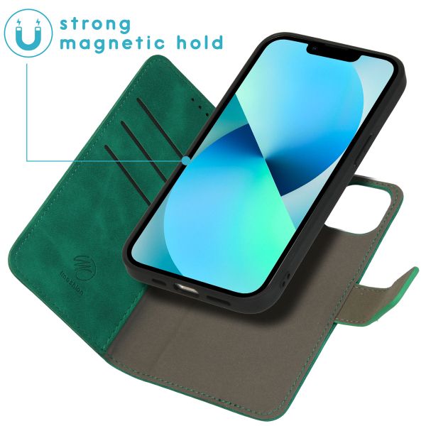 imoshion Etui de télephone luxe 2-en-1 amovible Apple iPhone 13 - Vert foncé
