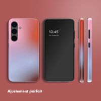 Selencia Coque arrière Vivid Samsung Galaxy S24 - Gradient Soft Blush