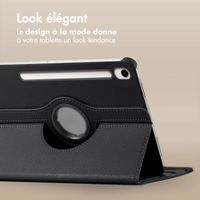 imoshion Coque tablette rotatif à 360° Samsung Galaxy Tab S9 11.0 pouces / S10 Lite / S10 FE / S9 FE 10.9 pouces - Noir