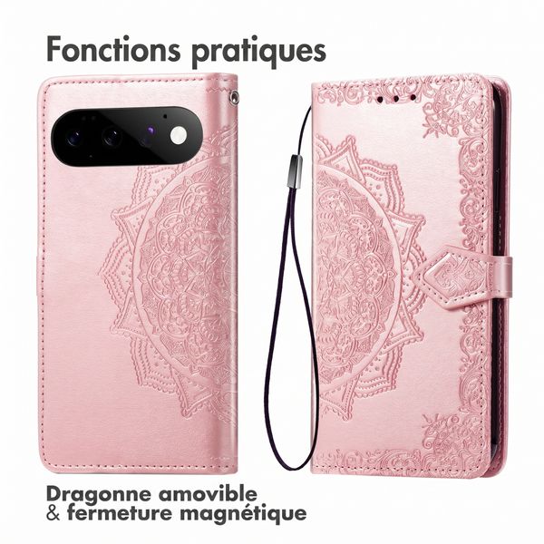 imoshion Etui de télephone Mandala Google Pixel 11 Pro - Rose Gold