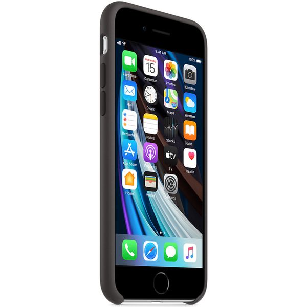 Apple Coque en silicone Apple iPhone SE (2022 / 2020) - Noir