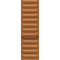 Apple Bracelet Leather Link Apple Watch | 44/45/46/49 mm - Taille M/L - Golden Brown