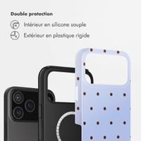 Selencia Coque arrière Vivid avec MagSafe Apple iPhone 18 Pro Max / 17 Pro Max - Happy Dots Digital Sky