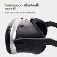 imoshion Lunettes de réalité virtuelle avec casque Bluetooth - Noir