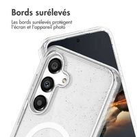 imoshion Coque Pailletée avec MagSafe Samsung Galaxy S25 Plus - Transparent