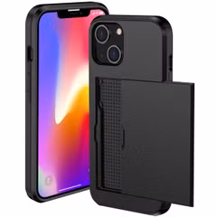 imoshion Coque arrière avec porte-cartes Apple iPhone 13 - Noir