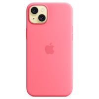 Apple Coque en silicone MagSafe Apple iPhone 15 Plus - Rose