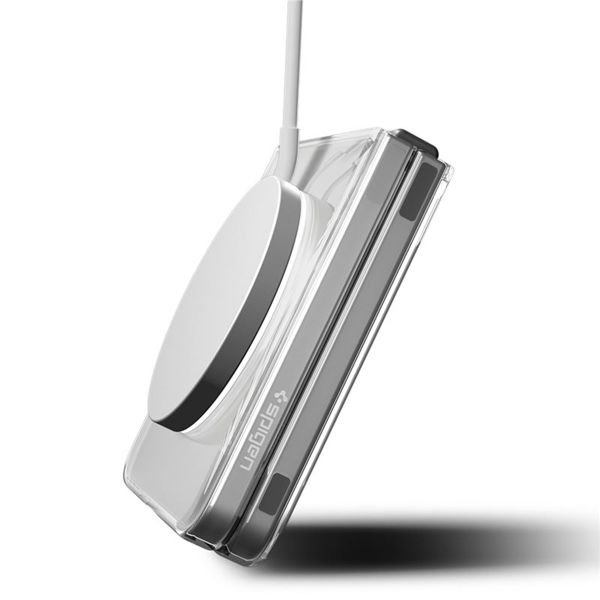 Spigen Coque AirSkin MagSafe Samsung Galaxy Z Flip 7 - Clear / White