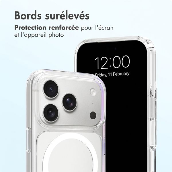 Accezz Coque arrière Xtreme Impact avec MagSafe Apple iPhone 18 Pro / 17 Pro - Transparent